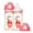 Red, variant on YOHKOH PPSU Baby Bottles Red,Mushroom Cap,Wide-neck,Slow Flow for Newborn,5.4 ounce,4 count