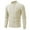 White, variant on TFEOQRY Men's Mock Neck Cable Knit Sweater Long Sleeve Textured Casual Pullover Fall Winter Warm Top Khaki