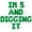 Green, variant on Letter Balloons - IM 5 AND DIGGING IT 16" Inch Alphabet Letters Foil Mylar Balloon 5th Birthday Party Banner (Blue)