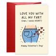 thumbnail image 1 of Tarjeta de San Valentín BDDYYI divertida para marido y mujer, 1 of 7