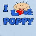 thumbnail image 2 of CafePress - I Love Poppy Blue Baby/Toddler Onesie - Baby Light Bodysuit, Size Newborn - 24 Months, 2 of 4