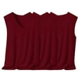 thumbnail image 3 of Mens Tank Tops 3 Pack Workout Moisture Wicking Breathable Fitted Ruglar Fit Soft Sleeveless Shirt for Gym Running And Training Base Layer Wine 2Xl, 3 of 7