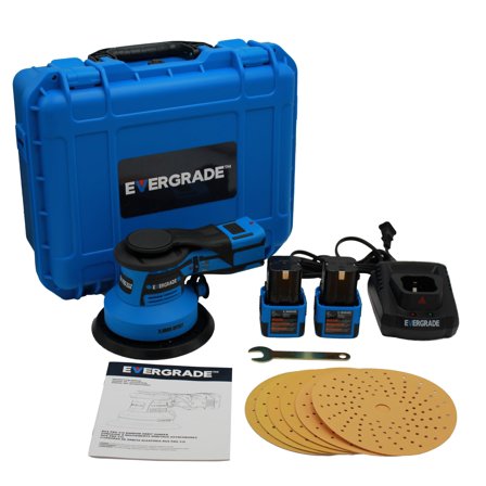 Evergrade EVK332K 16V Cordless Sander Kit with 3/32" Offset EVR-EVK332K
