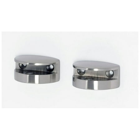Alno A8950-SN Euro Shelf Brackets Satin Nickel