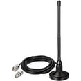 thumbnail image 4 of Eightwood 27MHz CB Radio Antenna Magnetic Base Soft Whip PL259 BNC Male Compatible with Cobra Midland Uniden Maxon President Mobile CB Radio Antenna Kit for Truck Car, 4 of 8