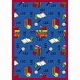 thumbnail image 2 of Bookworm (Spanish) 3'10" x 5'4" Area Rug In Color Blue, 2 of 7