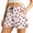 White, variant on Gyujnb Women Printed Casual Shorts Drawstring Elastic Waist Side‑Slit Loose Summer Shorts with Pockets,White