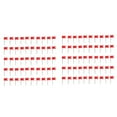 thumbnail image 1 of 100 Épingles de Carte en Forme de Drapeau, Épingles de Dessin en Liège pour Tableau d'Affichage, Épingles à Pousser Rouges, 100 X Épingles à Pousser en Forme de Drapeau, Rouge, 1 of 3