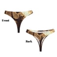 thumbnail image 3 of Balery Egyptian Cat Pharaoh Magic Tangas de Algodón para Mujer con Estampado – Ropa Interior Sexy, Transpirable, G-string-3X-Large, 3 of 6