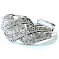 thumbnail image 3 of Dazzlingrock Collection 1.00 Carat (ctw) 10k Round Diamond Ladies Cocktail Ring 1 CT, White Gold, Size 7, 3 of 5