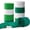 Green White, variant on Pink Orange Groovy Party-Decorations Streamers - 8 Rolls Fall Autumn Thanksgiving Harvest Crepe Tissue Paper Streamer,Birthday Baby Bridal Shower Engagement Wedding Garland Decor