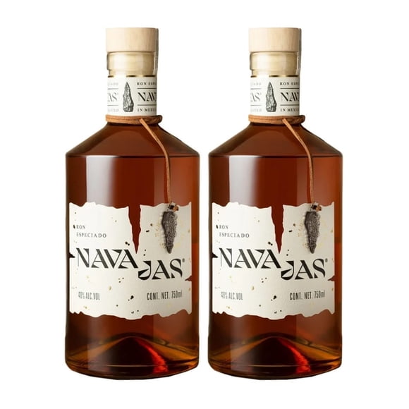 Duo Pack Ron Navajas Especiado 750 Ml Navajas Ron Especiado