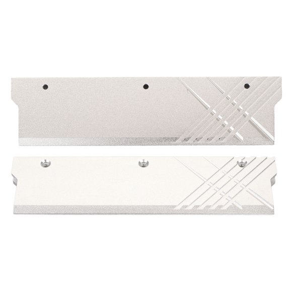 Refroidisseur d'Eau Dissipateur de Chaleur, Alliage d'Aluminium Installation Facile Refroidissement par Eau Dissipateur de Chaleur Dissipation Rapide de la Chaleur Durable Portable pour PC Blanc,Argent,Noir