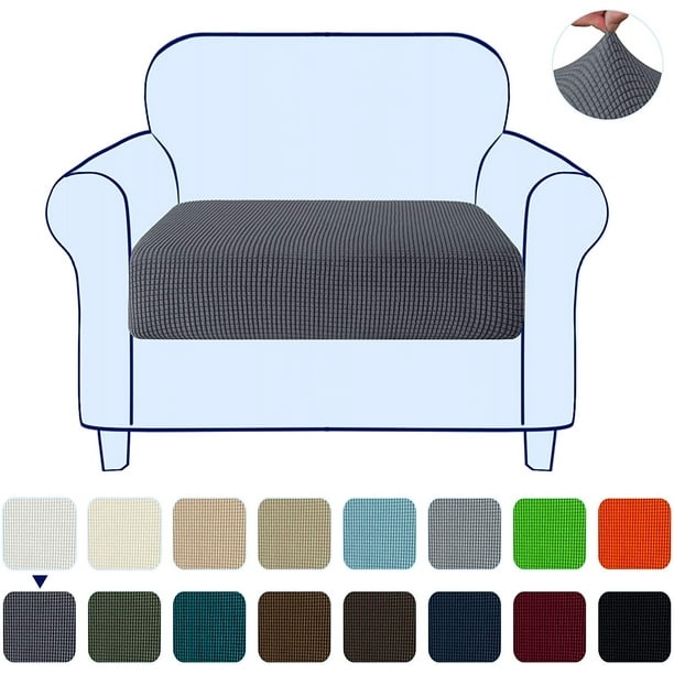 Subrtex Stretch Textured Grid Furniture Seat Cushion Slipcover Armchair Gray Com - Outdoor Seat Cushion Slipcovers Subrtex Stretch Textured Grid Furniture Seat Cushion Slipcover Armchair Gray Com - Outdoor Seat Cushion Slipcovers