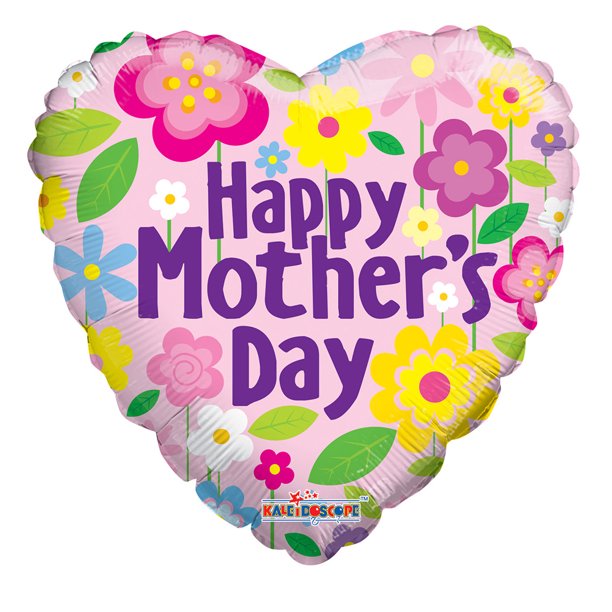 Happy Mother's Day 18" Mylar Balloon Bulk (5 Pack)