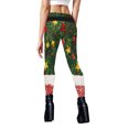 thumbnail image 3 of Ichuanyi Women Fashion Leggings Skinny Christmas Pattern Printed High Waist Stretchy Tights Trouser Yoga Pants, 3 of 4