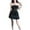 Black1, variant on Maean Women Mini Dress Ruffle Hem Ruched Slim Dresses for Womens Party Prom Clubwear Outfits