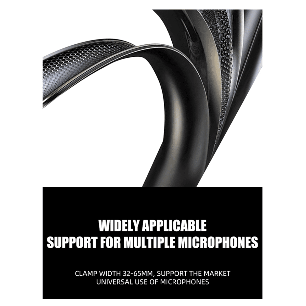 Foldable Microphone Holder Suspension Boom Scissor Arm Stand Holder with Mic Clip Table Mounting Clamp,1 x microphone boom stand 1 x desktop base 1 x microphone clip 1 x nut 5 x Nylon buckle,Black