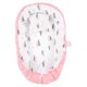 thumbnail image 1 of Baby Lounger Cover Soft Comfortable Breathable Easy to Clean Foldable Portable Newborn Nest Cover for Traveling Pink Forest Design, 1 of 4