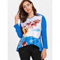 thumbnail image 2 of Camiseta Talla Extra Navidad Papá Noel Rosegal Sudaderas y sudaderas con capucha, 2 of 5