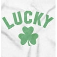 thumbnail image 2 of Saint Patrick's Day Lucky Shamrocks Men's Graphic T Shirt Tees Brisco Brands M, 2 of 5