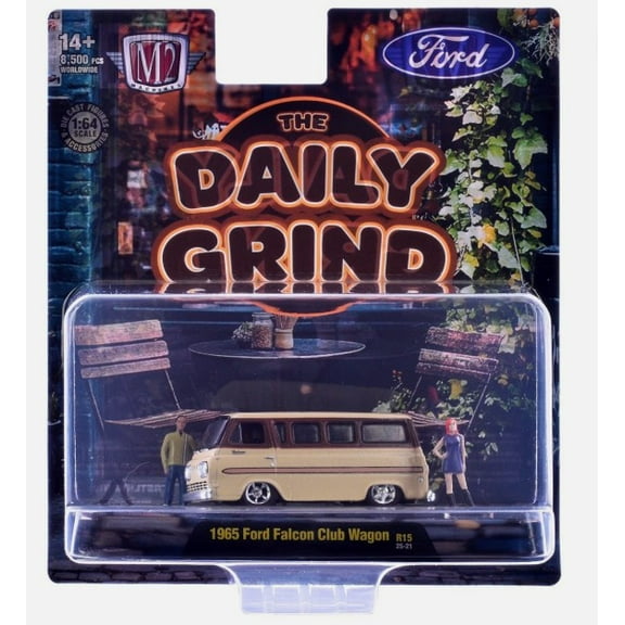 M2 Machines 1:64 R15 1965 Ford Falcon Club Wagon Daily Grind