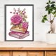 thumbnail image 1 of Kit de dos libros de flores con pintura de diamante con forma especial parcial DIY 5D JShteea El nuevo, 1 of 9