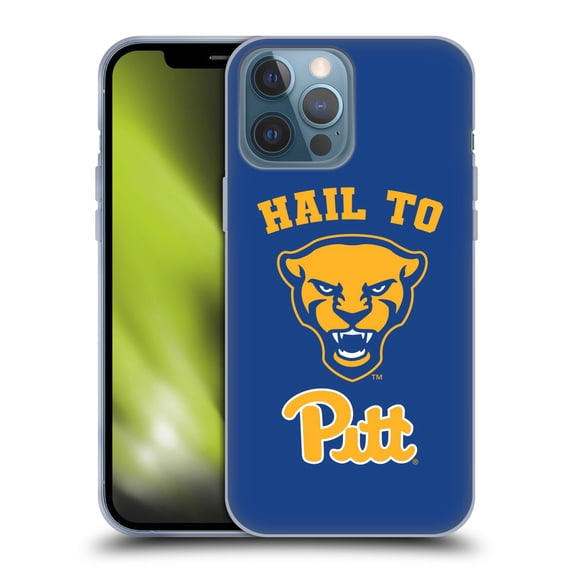 Head Case Designs Officially Licensed University Of Pittsburgh University of Pittsburgh Art Hail To Pitt Soft Gel Case Compatible with Apple iPhone 13 Pro Max