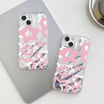 thumbnail image 3 of Water Ripple Pink Stars Love Hearts Clear Phone Case Compatible with iPhone Case (Clear,iPhone 15 Plus), 3 of 7