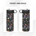thumbnail image 3 of Yiaed Mushrooms Print Water Bottle with Straw Lid, Stainless Steel Double Wall Insulated Water Bottle | Leak-Proof and Spill-Proof Water Bottle, 3 of 8