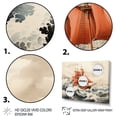 thumbnail image 3 of Designart "Red Great Masterpiece The wall art" Nautical & Beach Floater Framed Wall Art Print, 3 of 7
