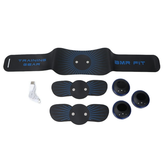 Entrenador de abdominales EMS, tonificador muscular, cinturón estimulante para tonificar abdominales, brazos y brazos.