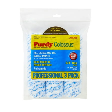 Purdy Colossus Woven Roller Cover, 9 in. x 3/4 in., 3 count