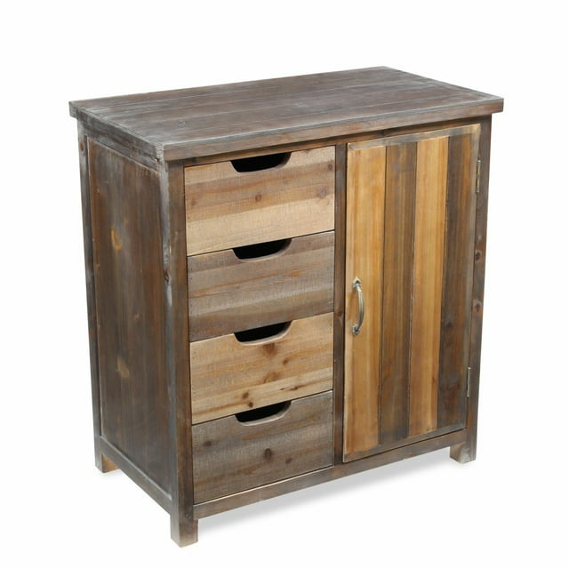 homeroots Cuisine & Salle à Manger 399696 Armoire de Rangement Rustique Accent Naturel