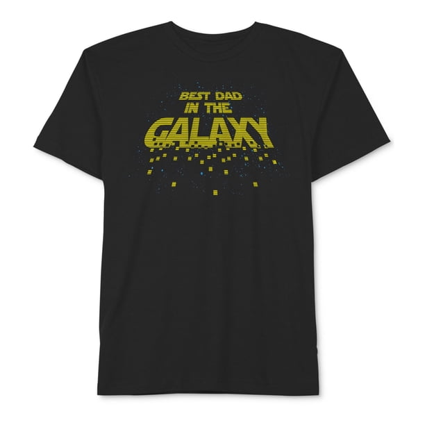 Camiseta híbrida Best Dad para hombre, negra, pequeña