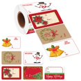 thumbnail image 1 of 250pcs/roll Merry Christmas Labels Stickers Christmas Gift Sealing Stickers, 1 of 5