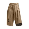 thumbnail image 5 of Men’s Casual Loose Linen Shorts Japanese Traditional Asian Style Bottoms, 5 of 5