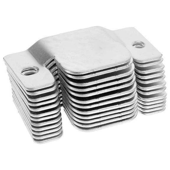 Stainless Steel Furniture Connectors for DIY 12pcs Silver Bracket Module Enhancing Stability