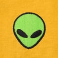 thumbnail image 2 of Dalix Alien Embroidered Cotton Classic Fit Long Sleeve Crewneck Tee Shirt Mens in Gold M Medium, 2 of 5