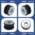 thumbnail image 6 of 20Pcs Motorcycle Rubber Grommets Kits Motorcycle Windshield Bolts for Fairings Rubber,20 x Rubber Grommet,Black & Silver, 6 of 8