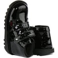thumbnail image 4 of Kickers Kick Hi Heart Infant's Leather Hook And Loop Ankle Boot In Black Size 13, 4 of 6