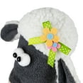 thumbnail image 5 of Plush Floral Sheep Gnome Easter Decoration - 9" - Tan and Gray, 5 of 6
