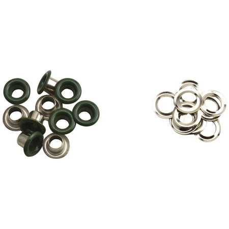 

Fenggtonqii 3mm Hole Diameter Army Green Grommets Eyelets with Washer Made of Copper 100 Sets Per Pack