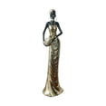 thumbnail image 1 of Estatuilla africana, escultura decorativa, estatua Tribal creativa para mujer, adorno de mesa para dormitorio, mesa central, decoración del hogar, 1 of 9