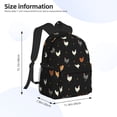 thumbnail image 4 of Fotbe Funny Chicken Lightweight Casual Laptop Backpack for Men and Women, Daily use Waterproof backpack, Backpack for College, 4 of 8