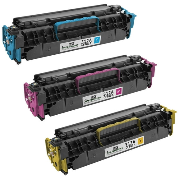 SPEEDYINKS Compatible Toner Cartridge Replacement for HP 312X/A (1 Cyan, 1 Magenta, 1 Yellow, 3-Pack)