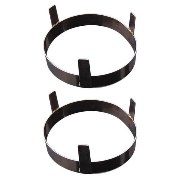 MRLESS 2pcs Coconut Bowl Stand Stainless Steel Storage Rack Kitchen Gadgets