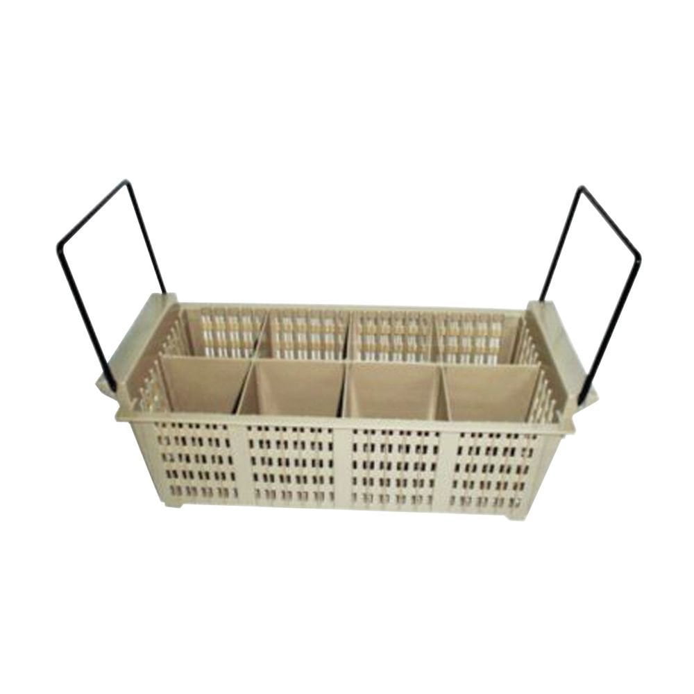 Traex 1372 Beige Flatware Basket with Handles