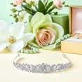 thumbnail image 1 of AURARMLET Tiara De Rhinestones Plateada Para Bodas Accesorios De Femeninos Para Eventos Y Cumpleaños, 1 of 8