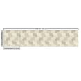 thumbnail image 2 of Floral Fabric by the Yard, Pattern of Romantic Rose Silhouettes in Pastel Tones, Decorative Upholstery Fabric for Chairs & Home Accents, Grey Yellow Eggshell by Ambesonne, 2 of 4